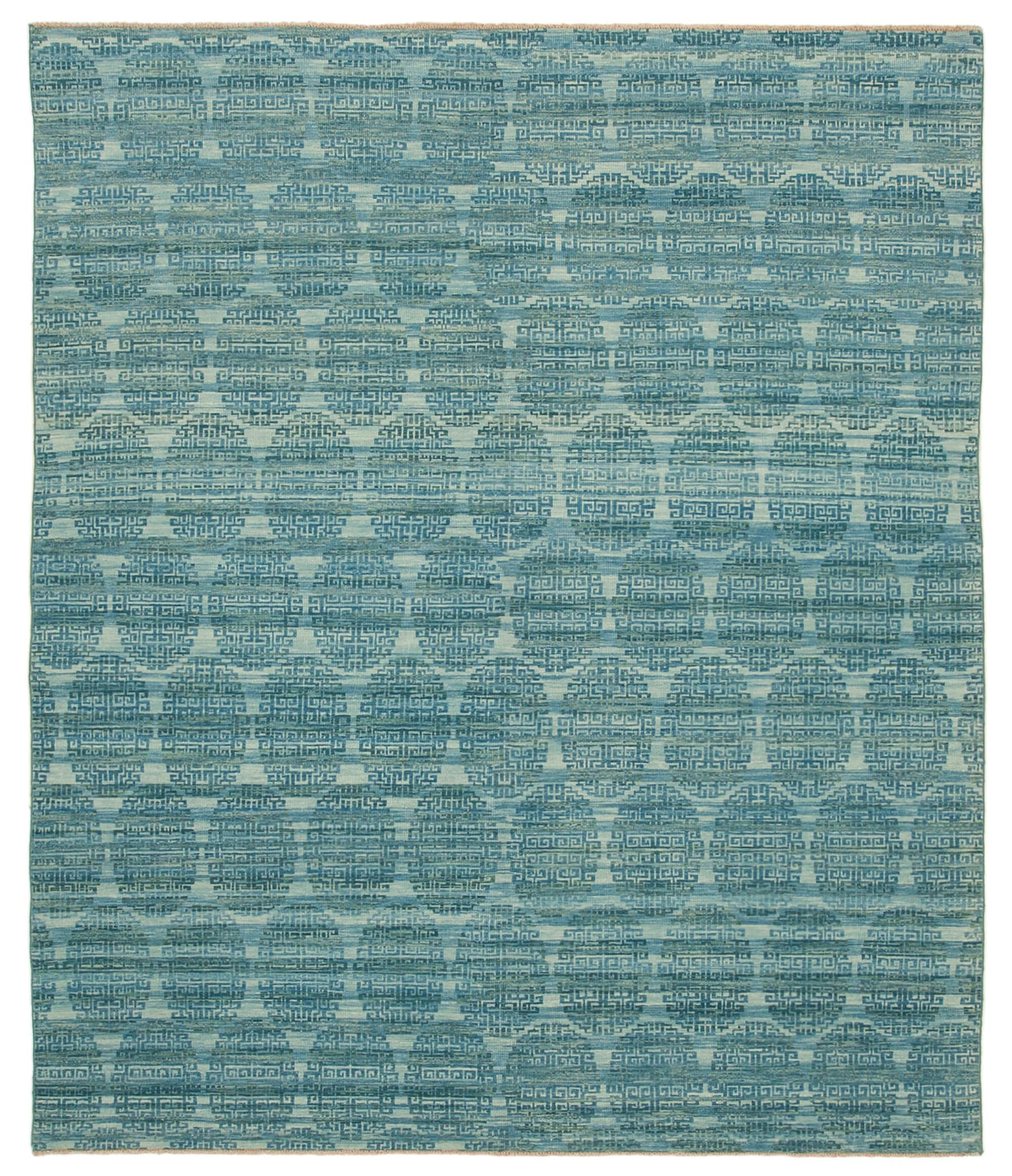 8x10 Blue Oushak Rug - 33681