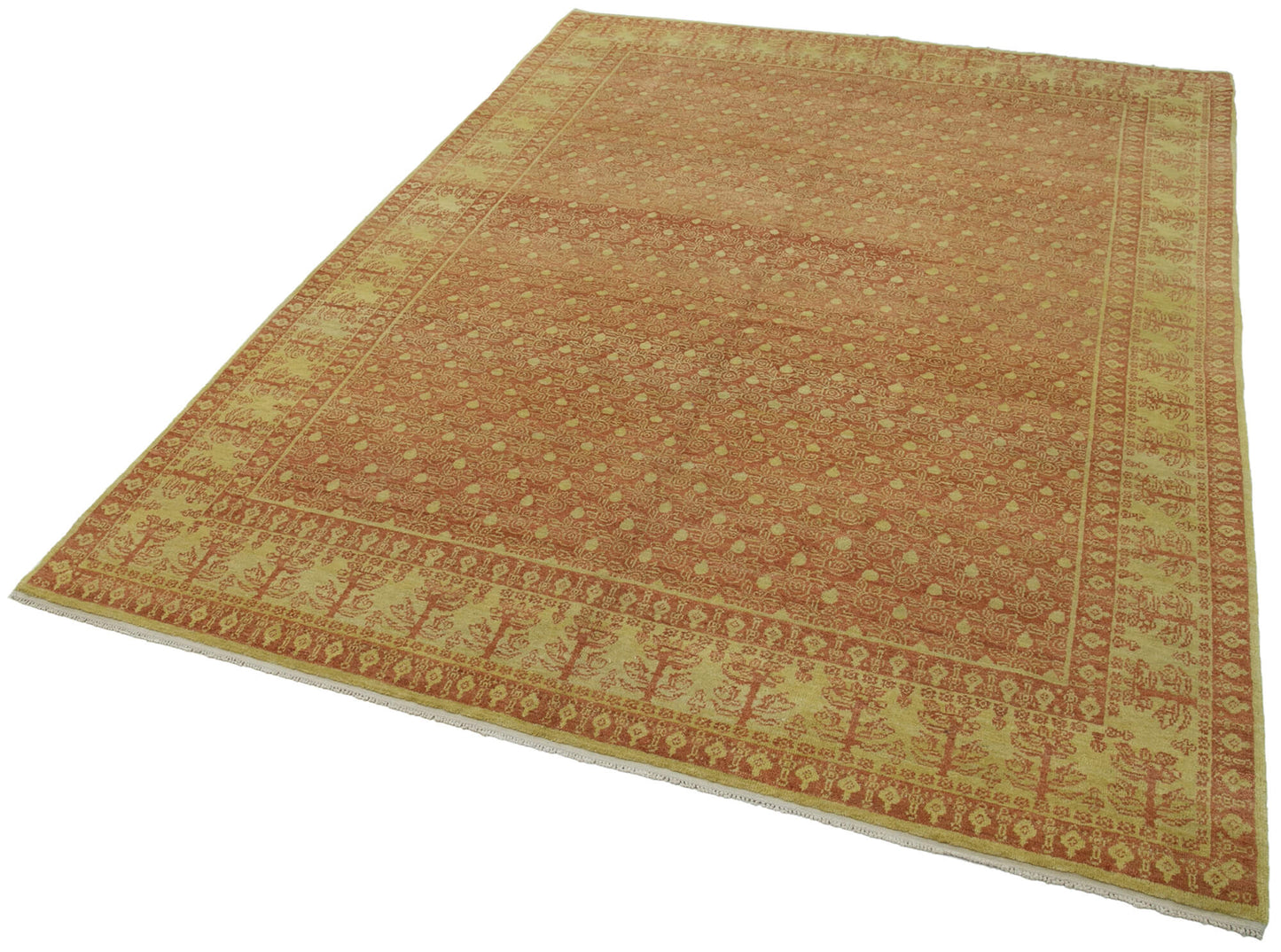 6x8 Yellow Oushak Rug - 33684