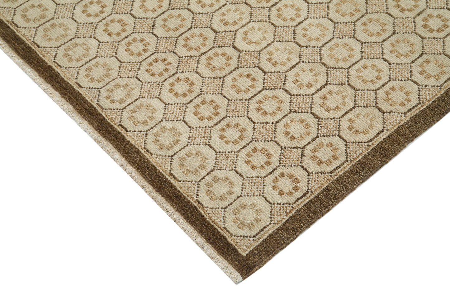 6x9 Beige Oushak Rug - 33687