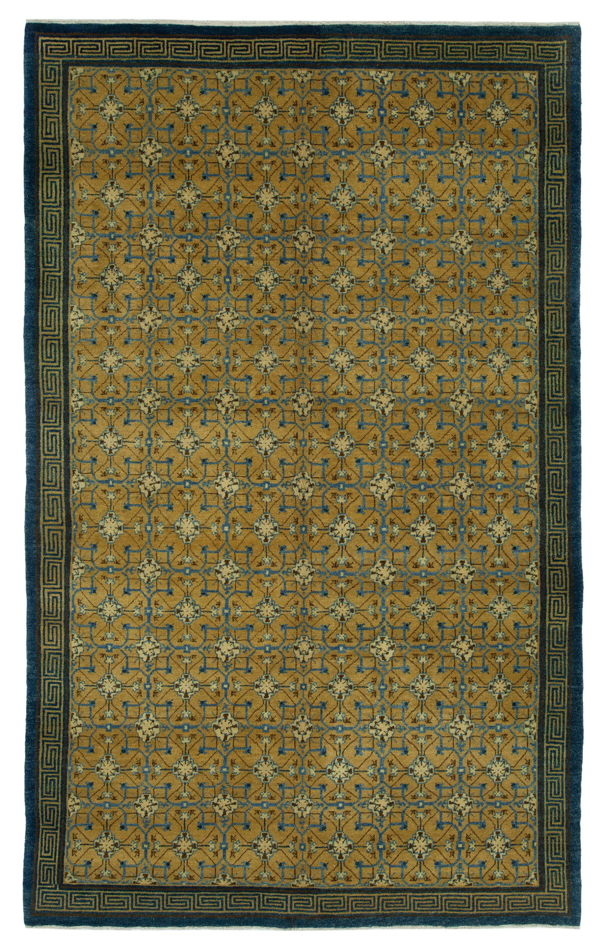 6x9 Yellow Oushak Rug - 33690