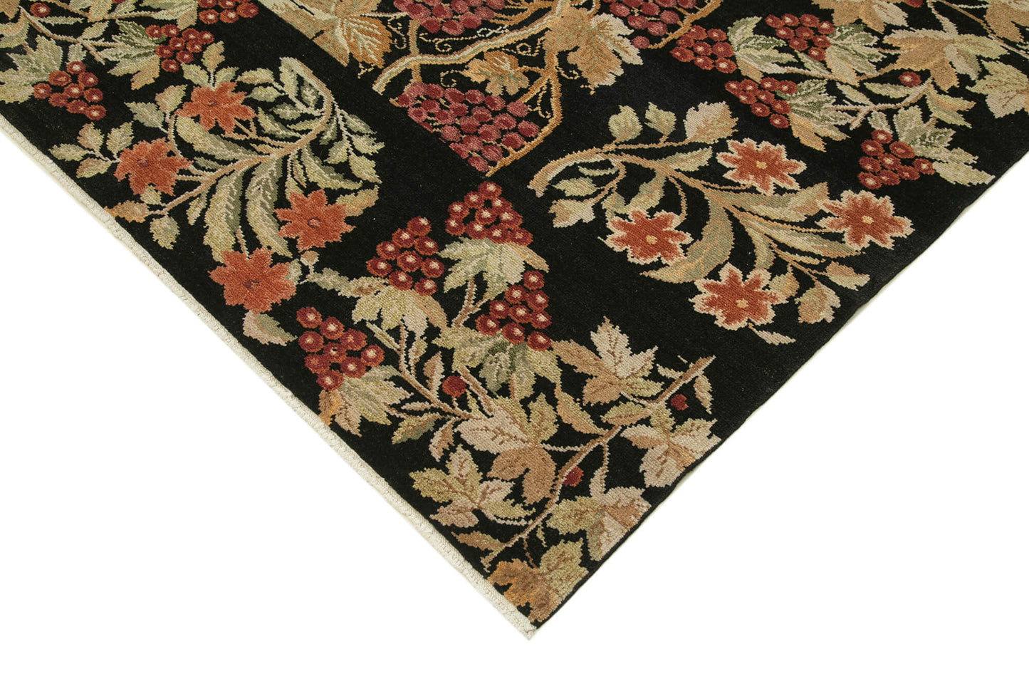 9x11 Black Oushak Rug - 33695