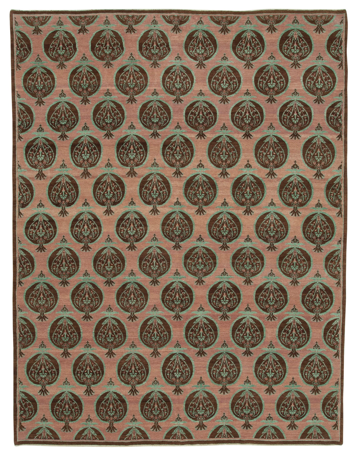 9x12 Pink Oushak Rug - 33697