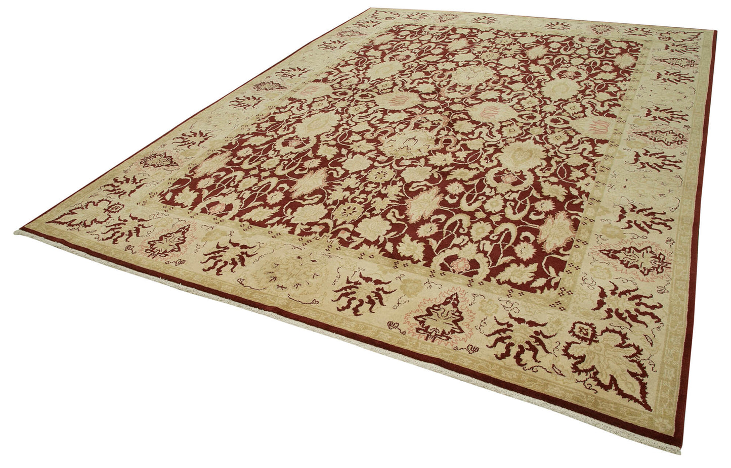 9x12 Beige Oushak Rug - 33759