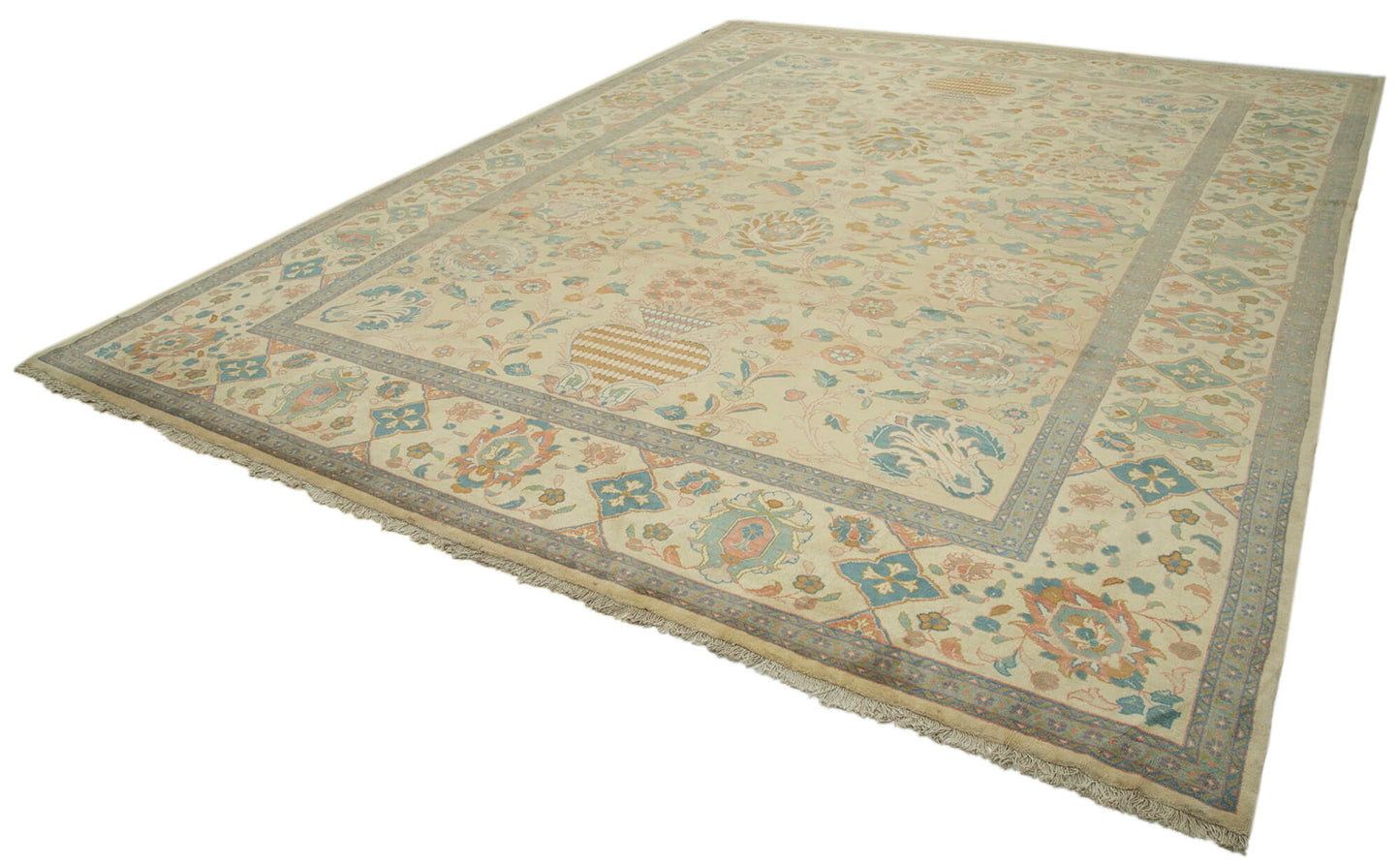 11x14 Beige Oushak Rug - 33769