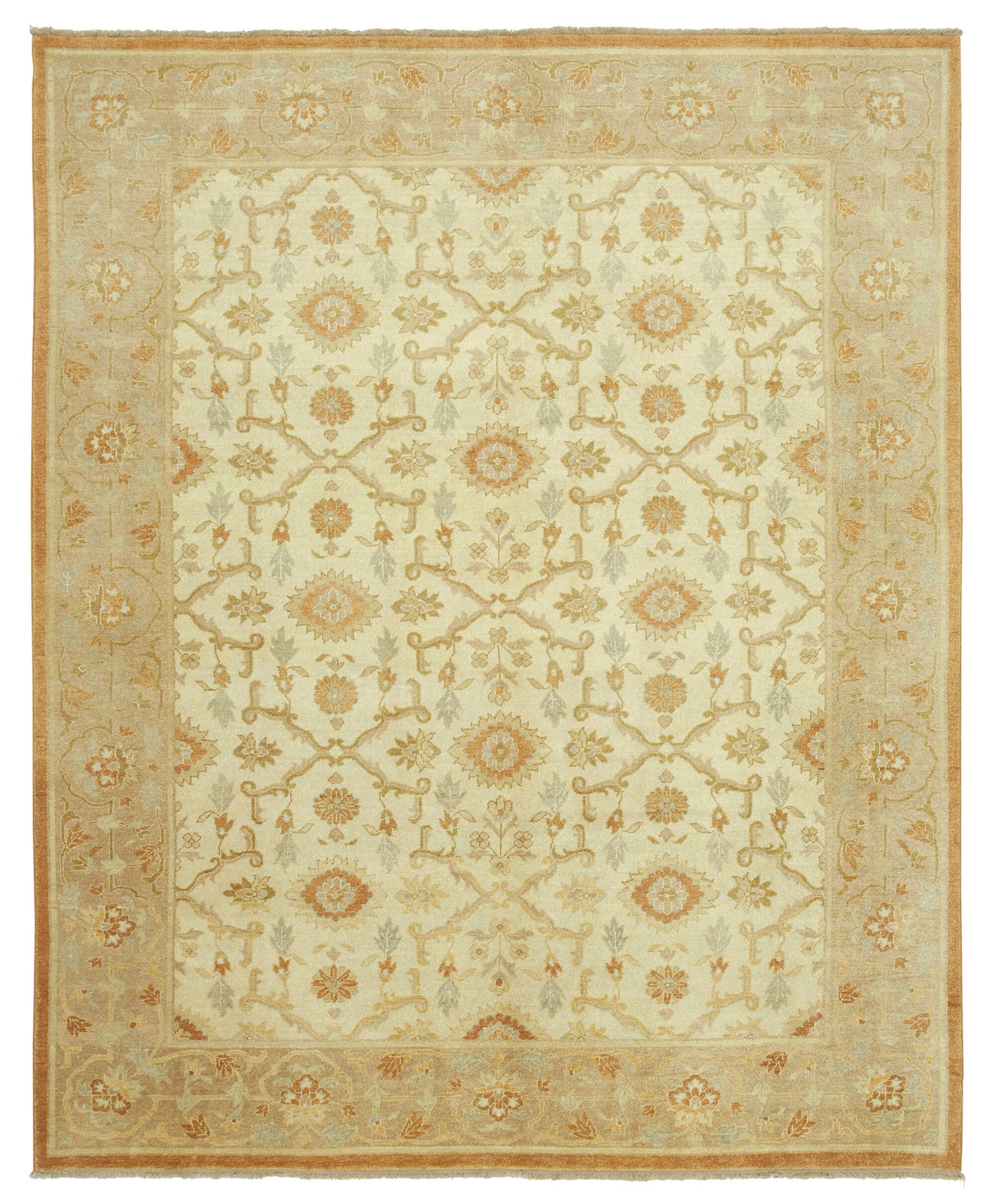 8x10 Beige Oushak Rug - 33790