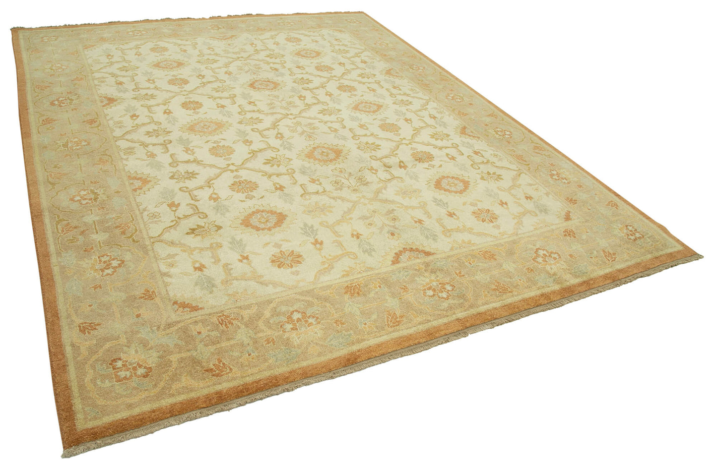 8x10 Beige Oushak Rug - 33790