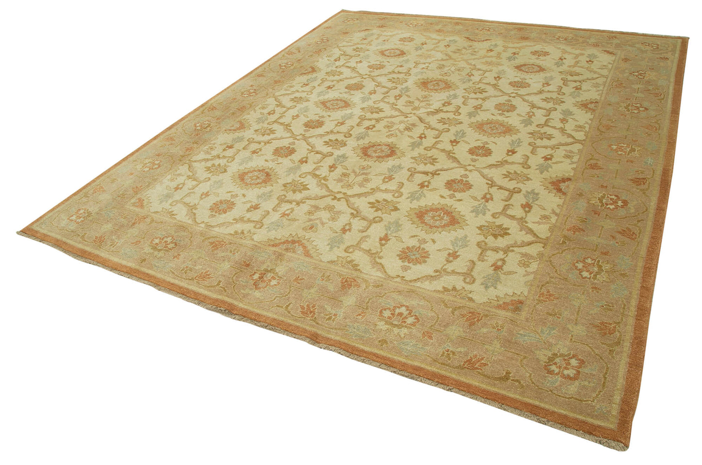 8x10 Beige Oushak Rug - 33790