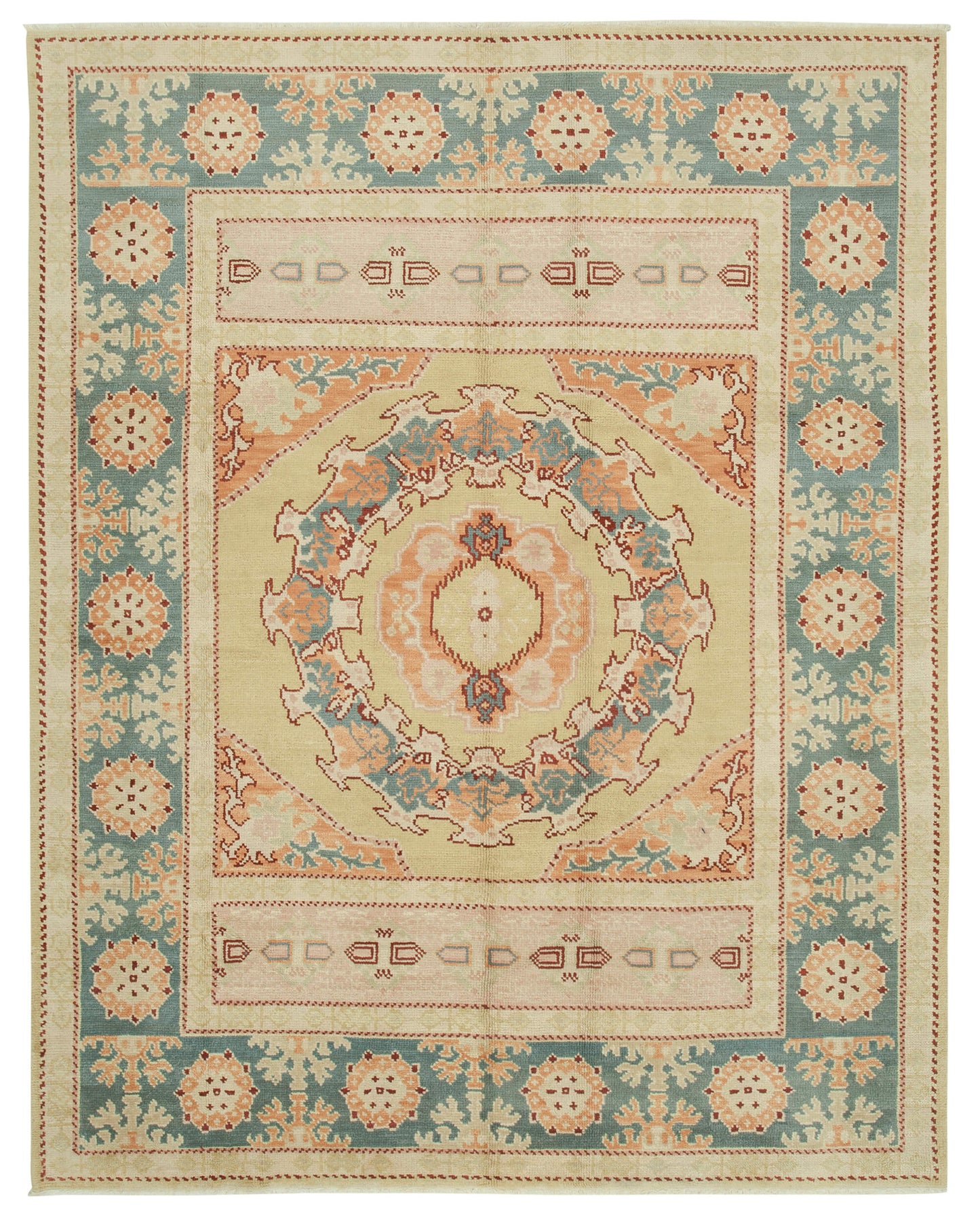 8x10 Beige Oushak Rug - 33794