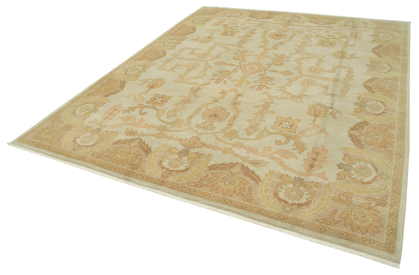 8x10 Beige Oushak Rug - 33798