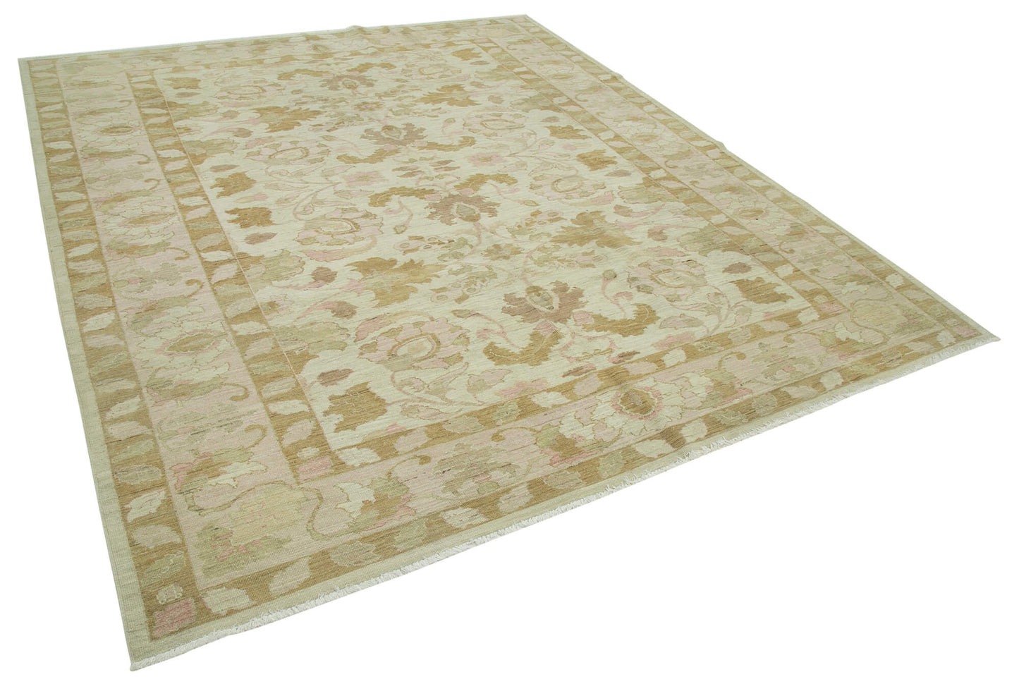 8x10 Beige Oushak Rug - 33800