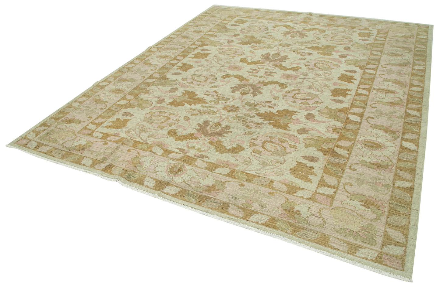 8x10 Beige Oushak Rug - 33800