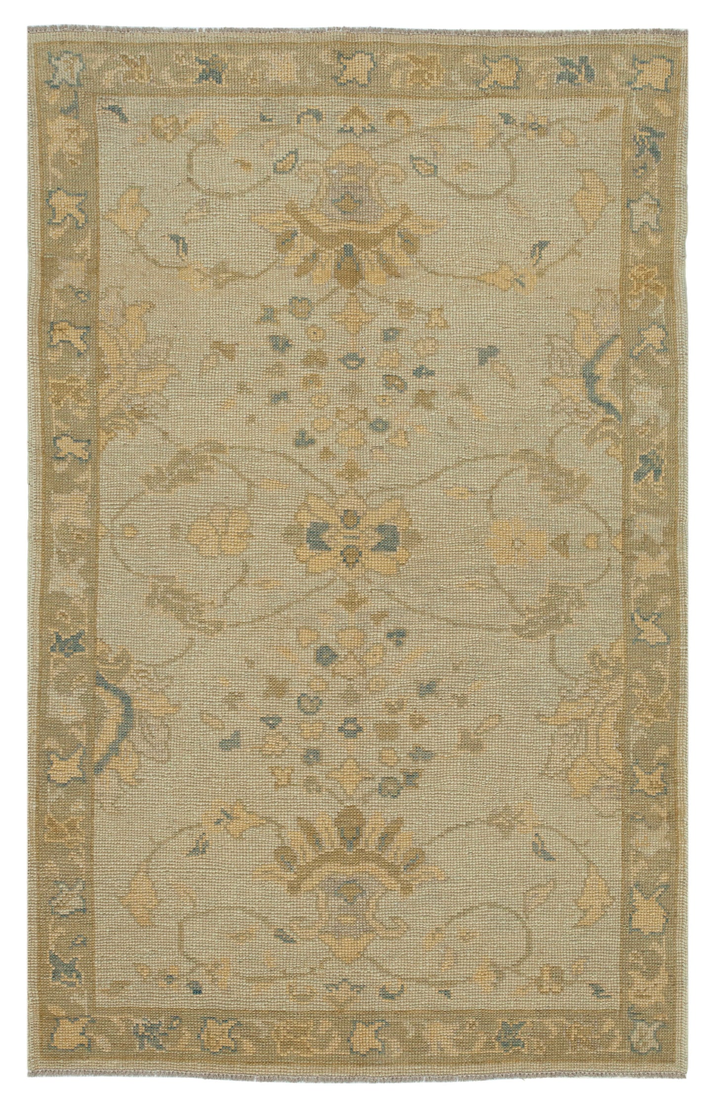 4x6 Beige Oushak Rug - 33801