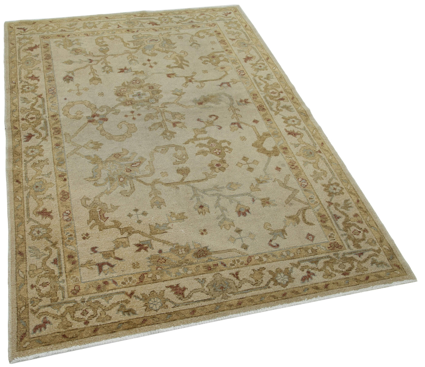 4x6 Beige Oushak Rug - 33806