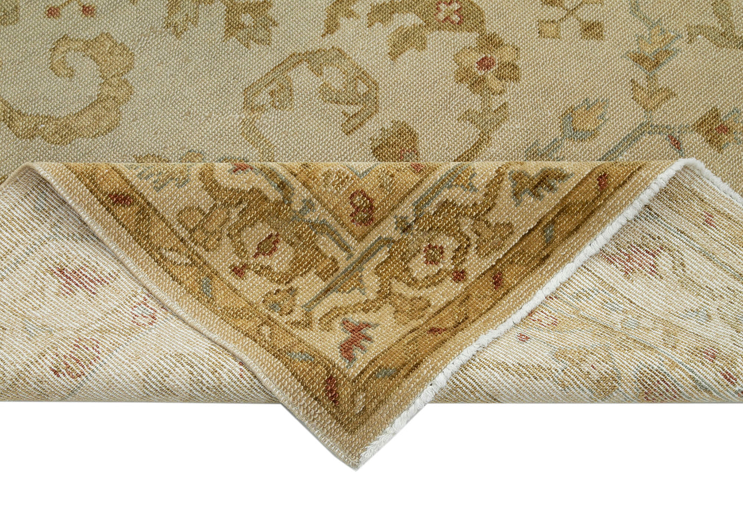 4x6 Beige Oushak Rug - 33806