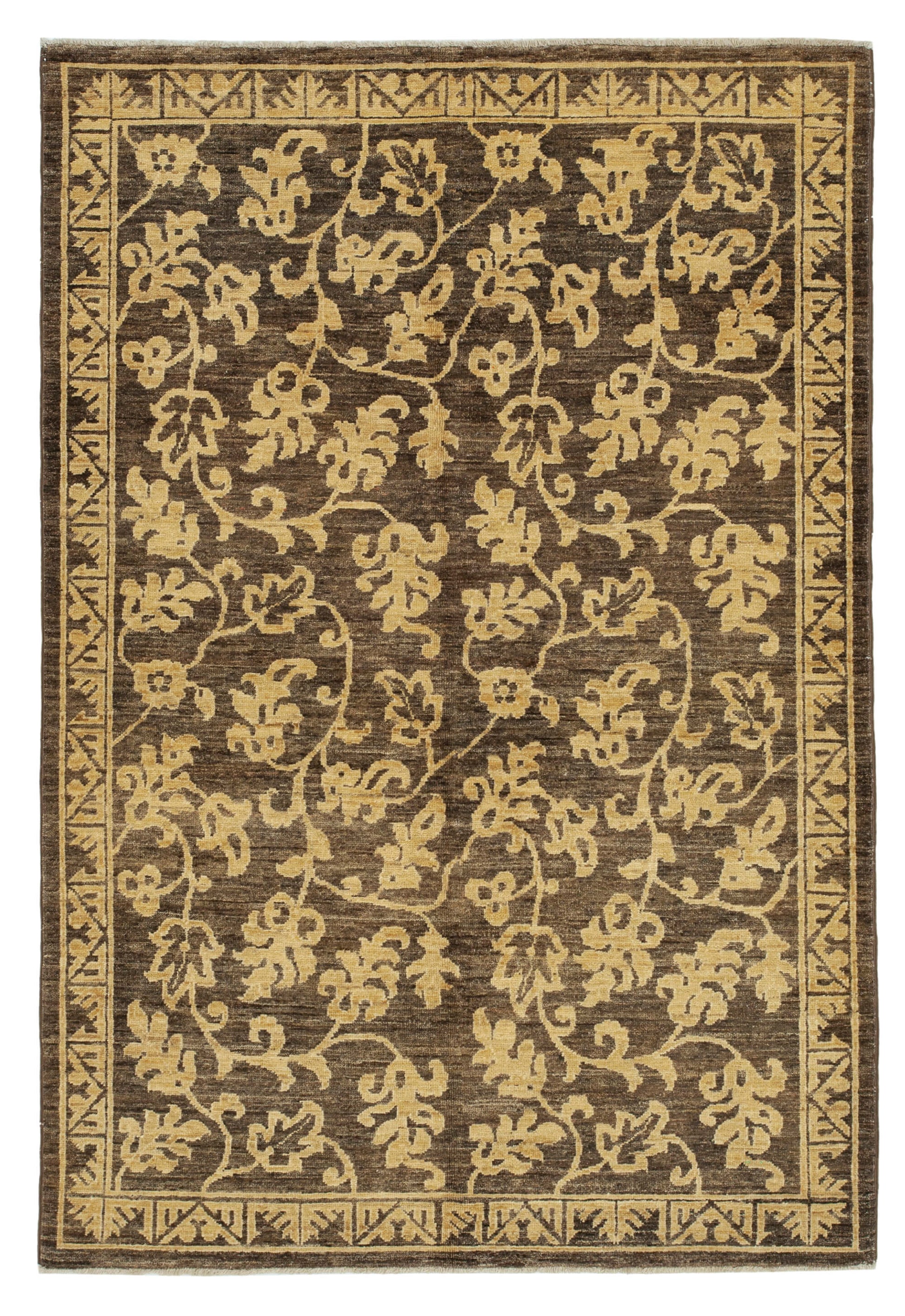 4x6 Brown Oushak Rug - 33807