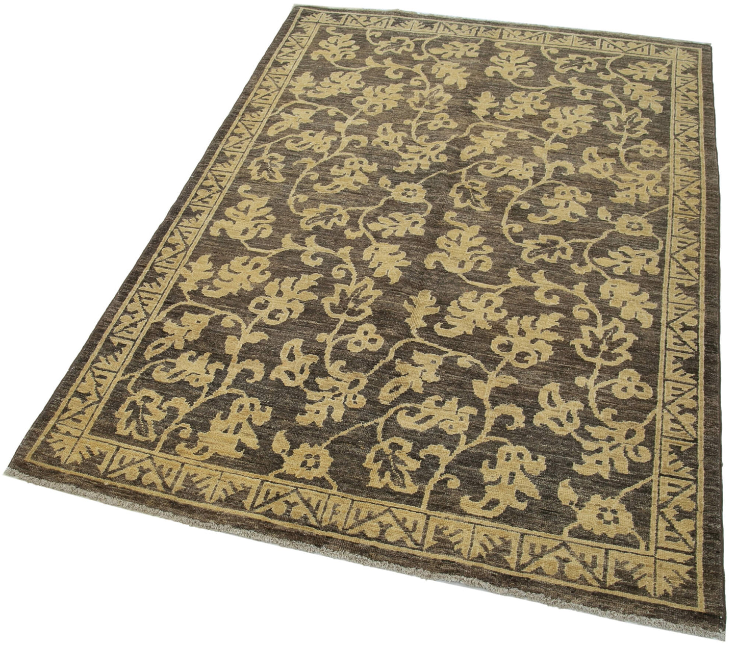 4x6 Brown Oushak Rug - 33807