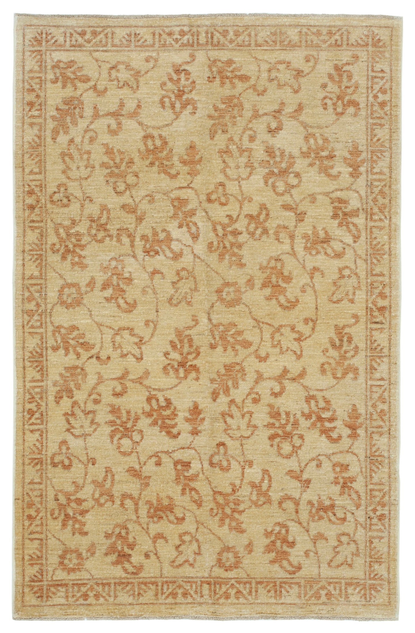 4x6 Yellow Oushak Rug - 33808