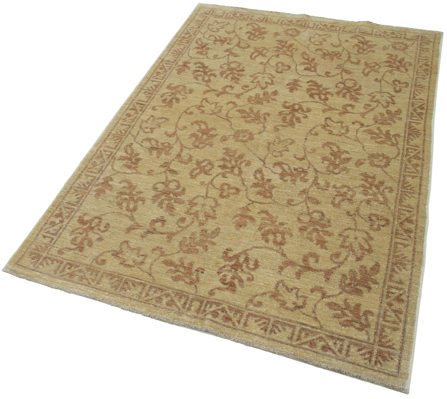 4x6 Yellow Oushak Rug - 33808