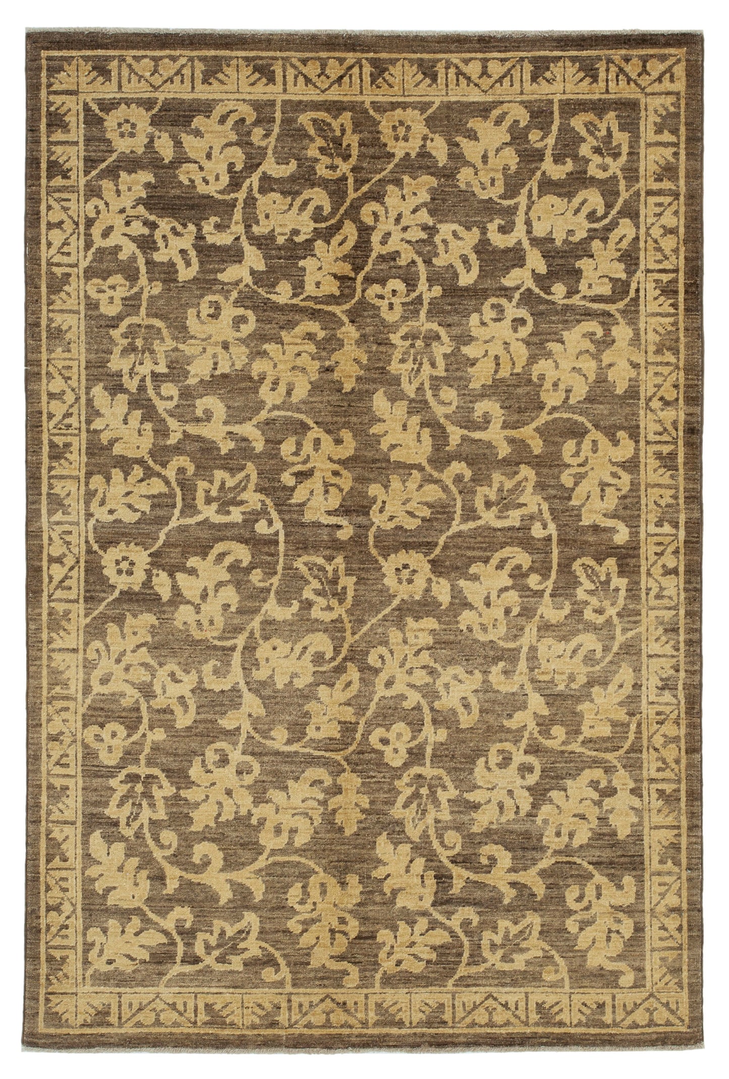 4x6 Brown Oushak Rug - 33809