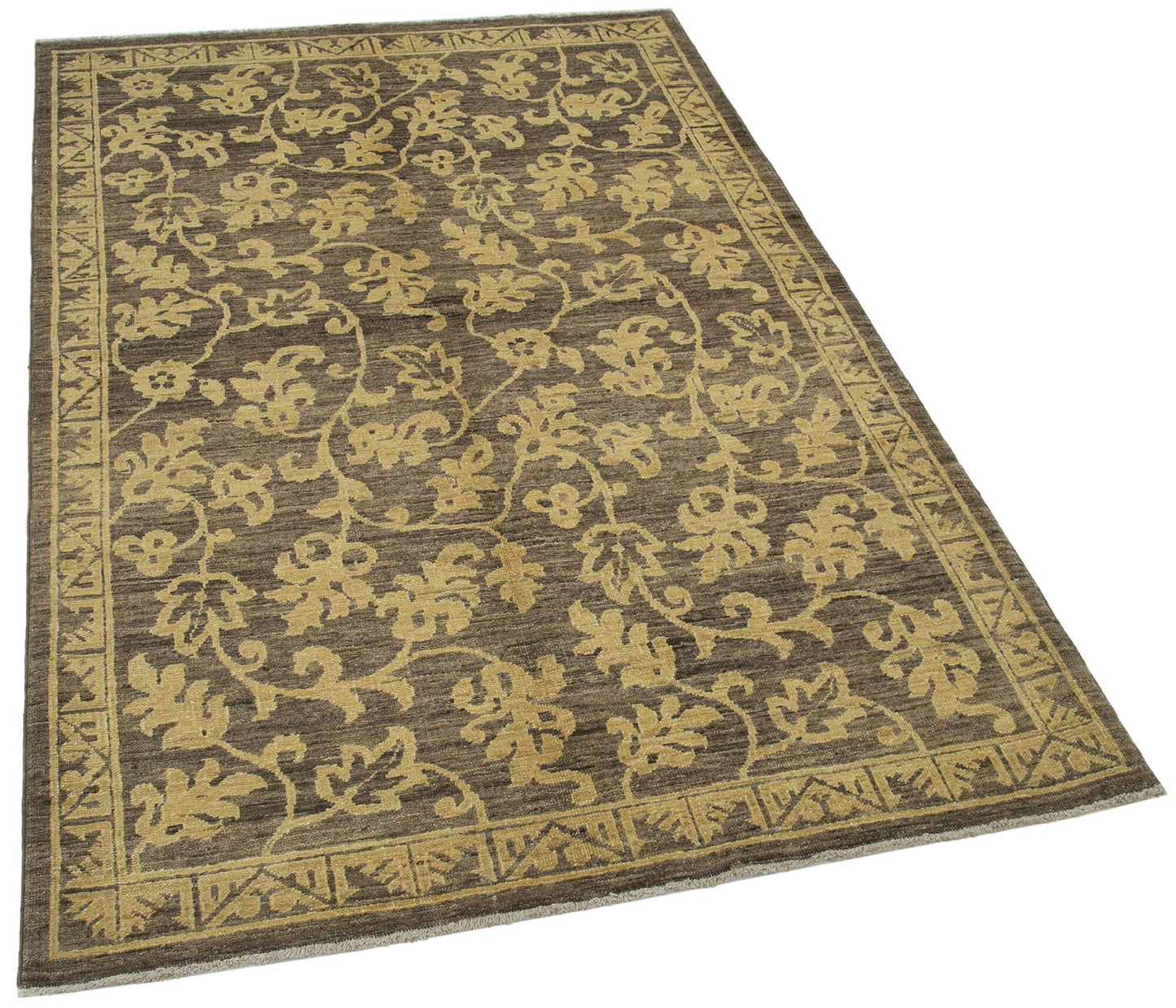 4x6 Brown Oushak Rug - 33809