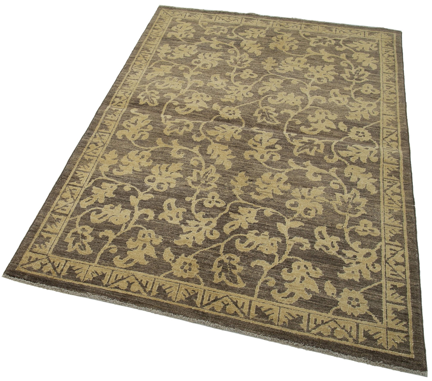 4x6 Brown Oushak Rug - 33809