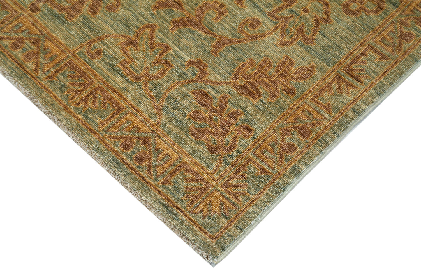 4x6 Green Oushak Rug - 33810