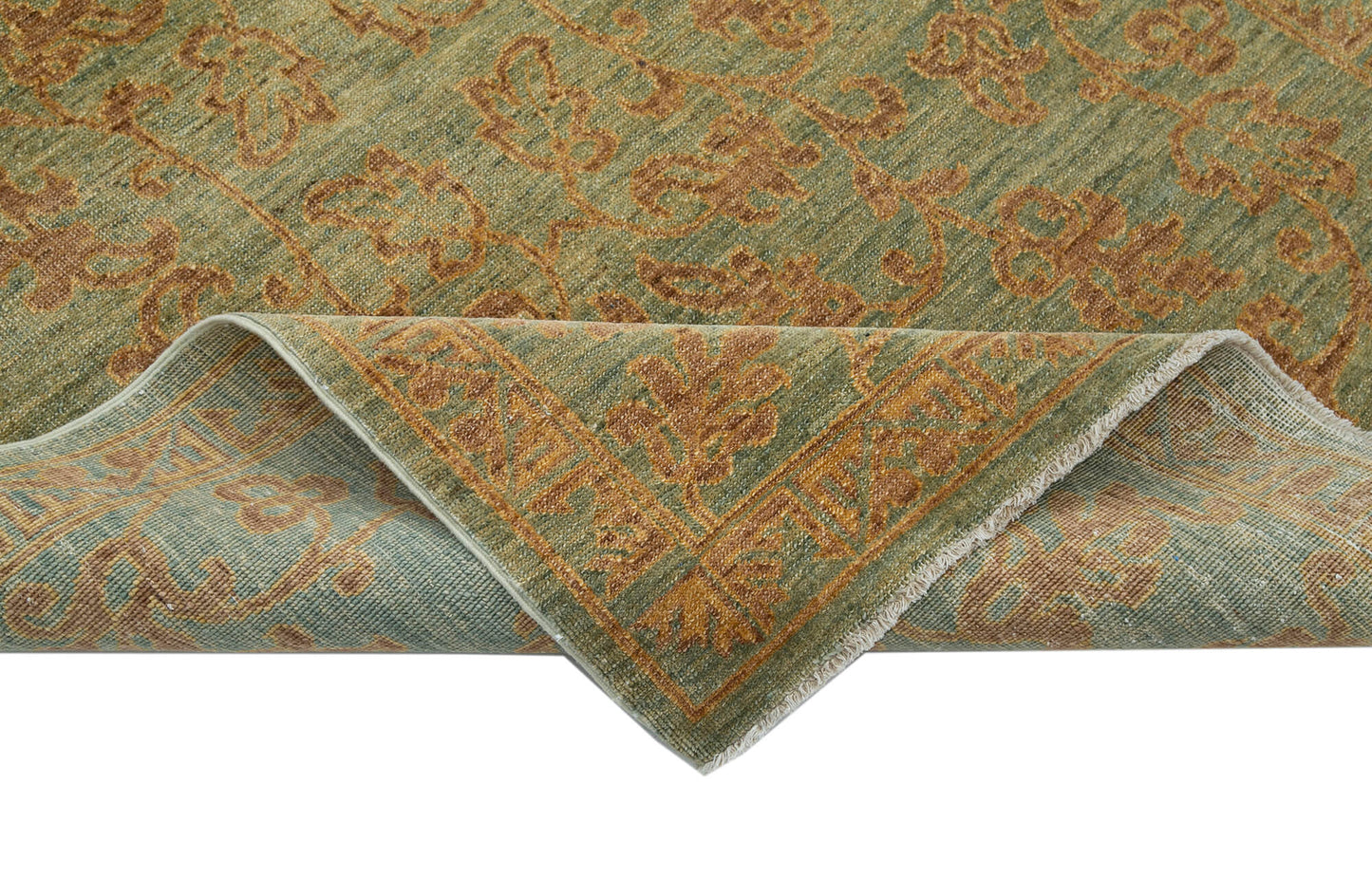 4x6 Green Oushak Rug - 33810