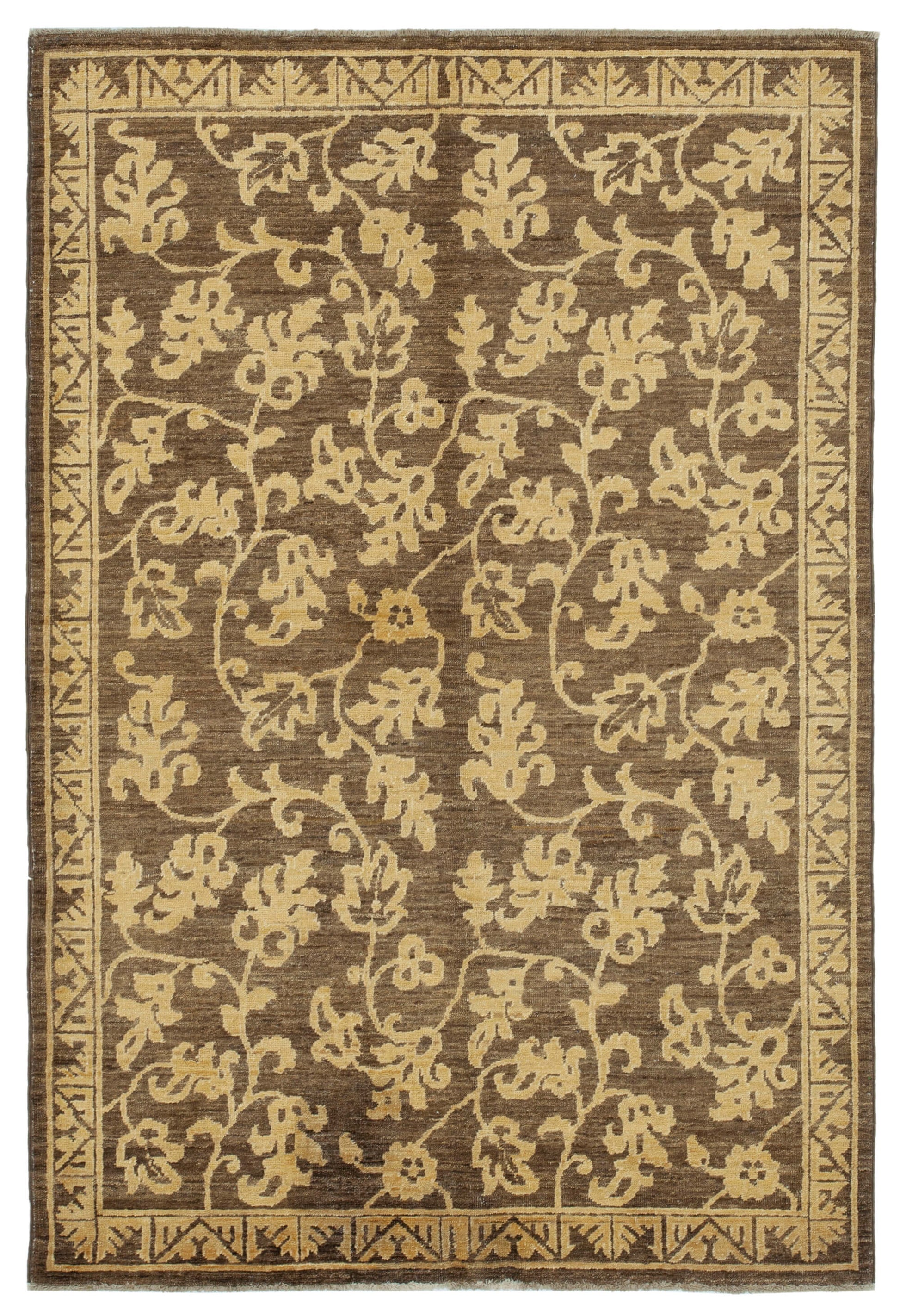 4x6 Brown Oushak Rug - 33811