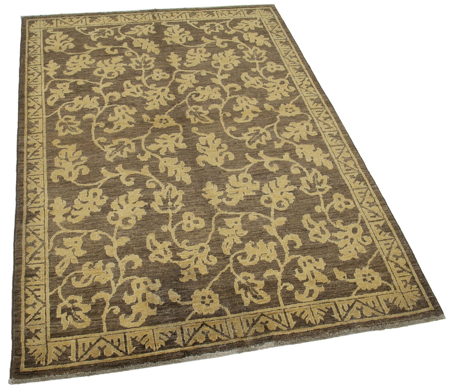 4x6 Brown Oushak Rug - 33811