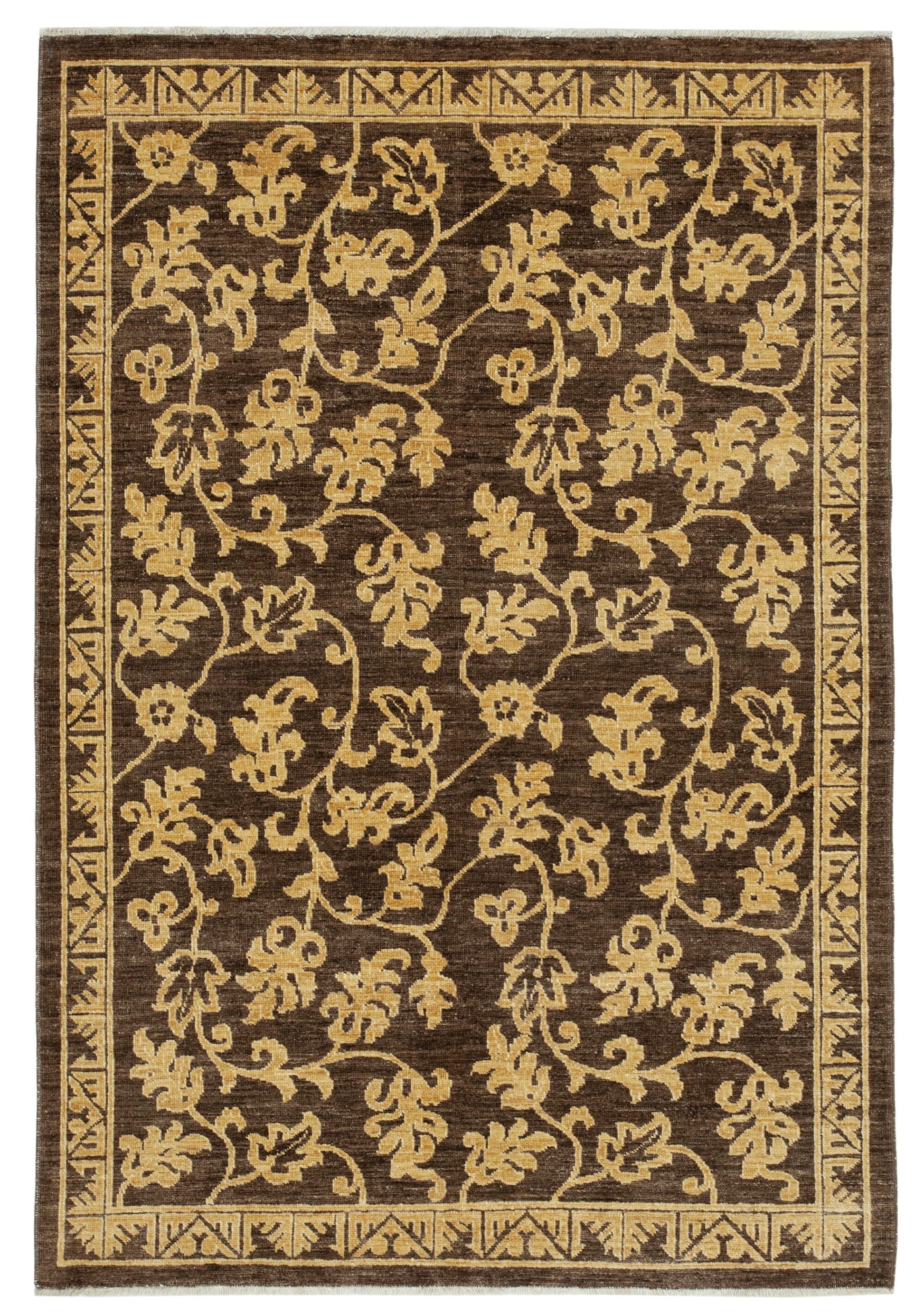 4x6 Brown Oushak Rug - 33816