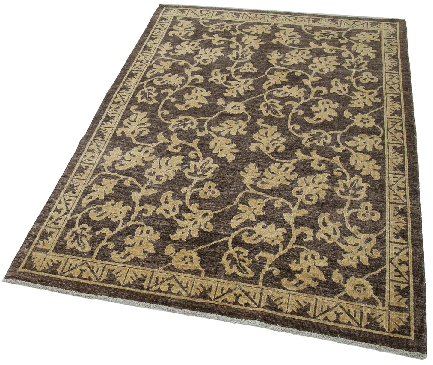 4x6 Brown Oushak Rug - 33816