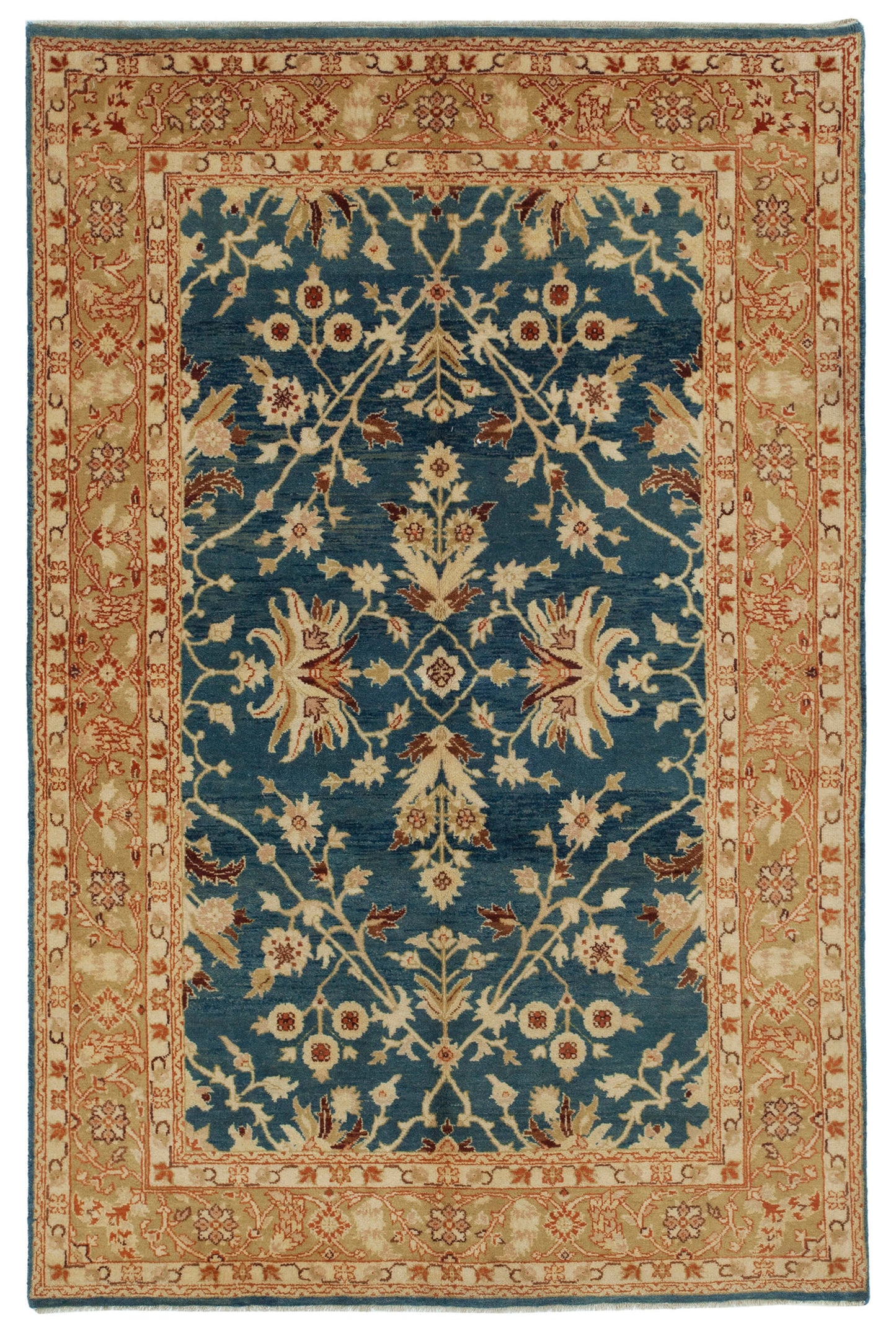 4x6 Blue Oushak Rug - 33817