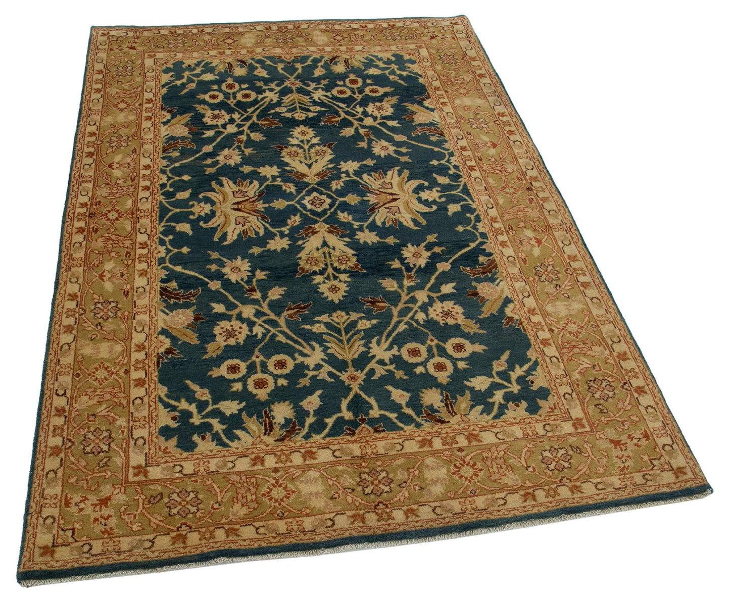 4x6 Blue Oushak Rug - 33817