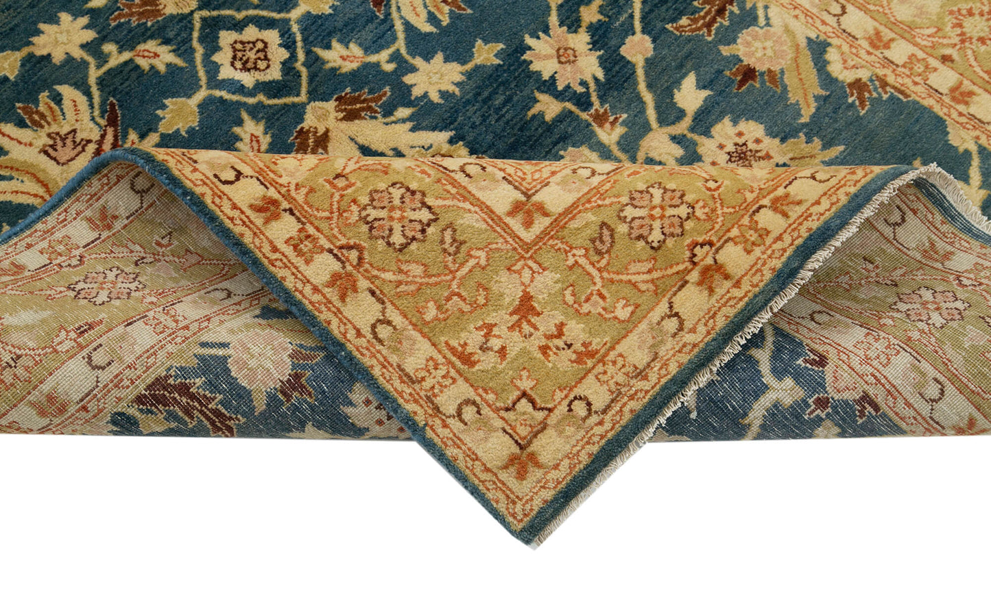 4x6 Blue Oushak Rug - 33817