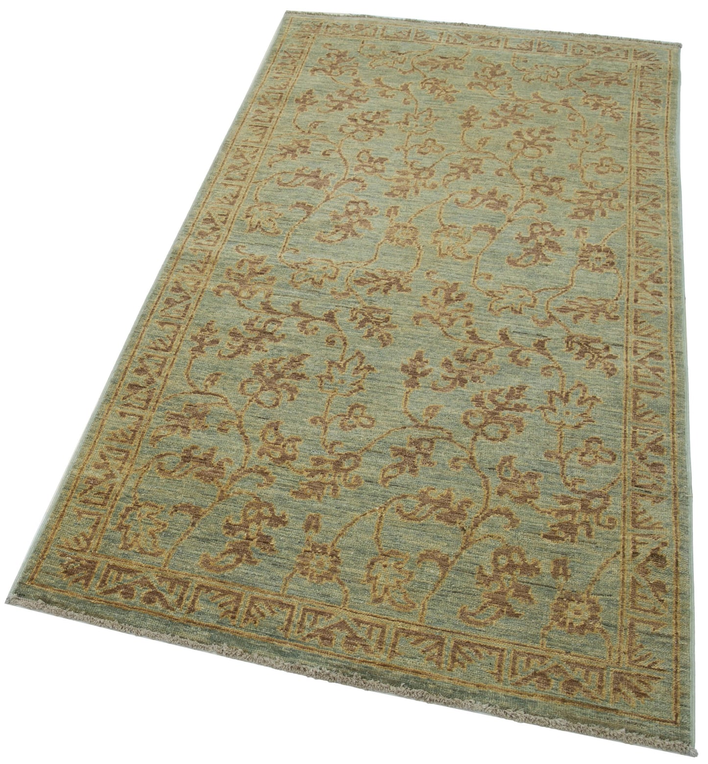 3x6 Green Oushak Rug - 33821