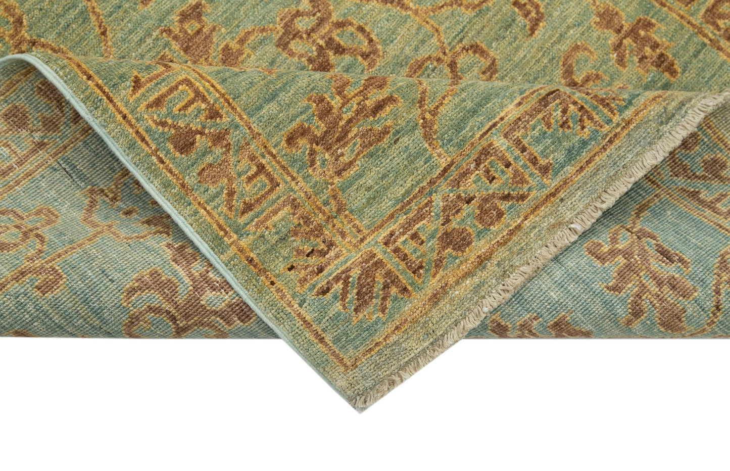 3x6 Green Oushak Rug - 33821