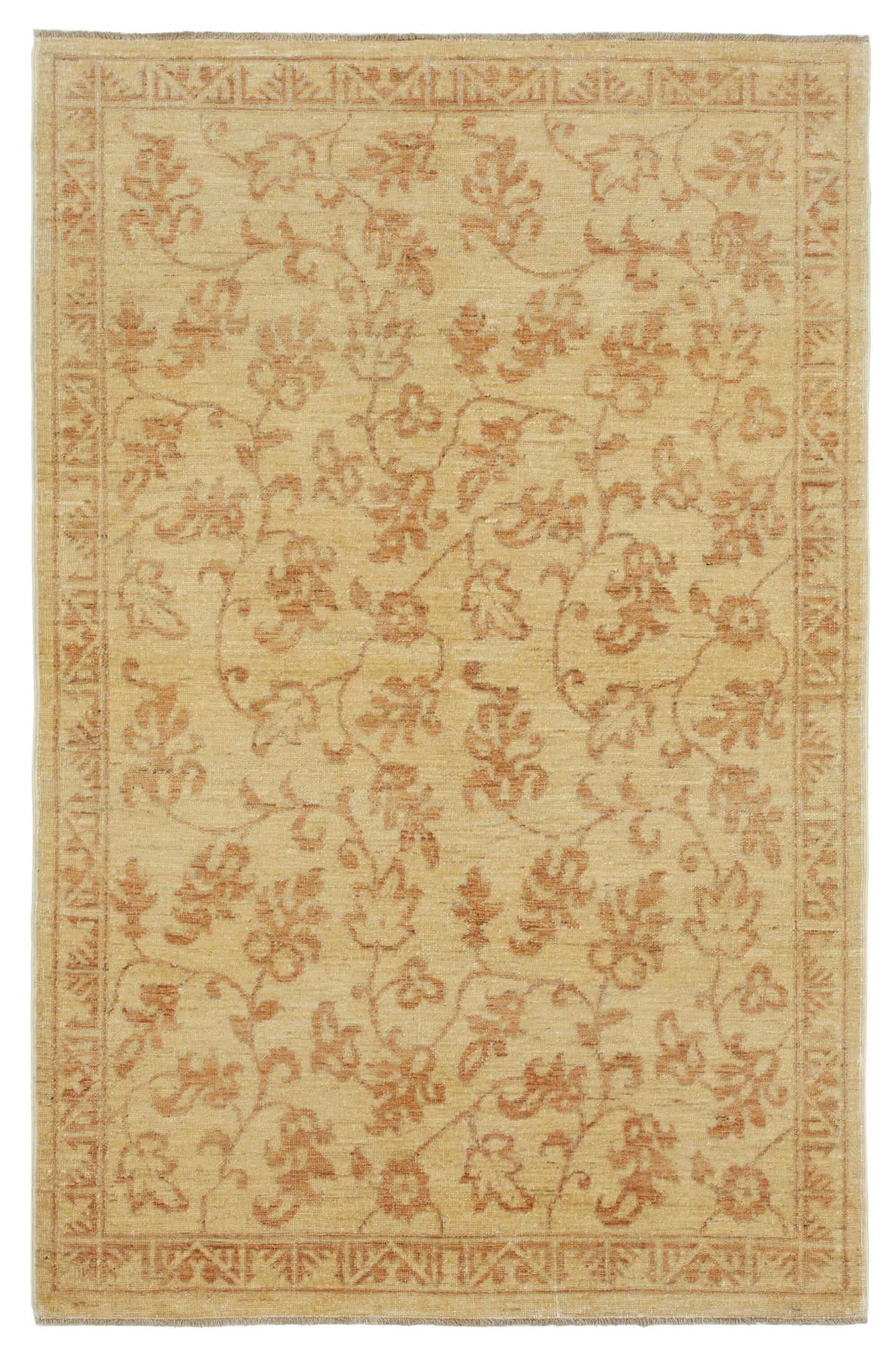 4x6 Yellow Oushak Rug - 33823