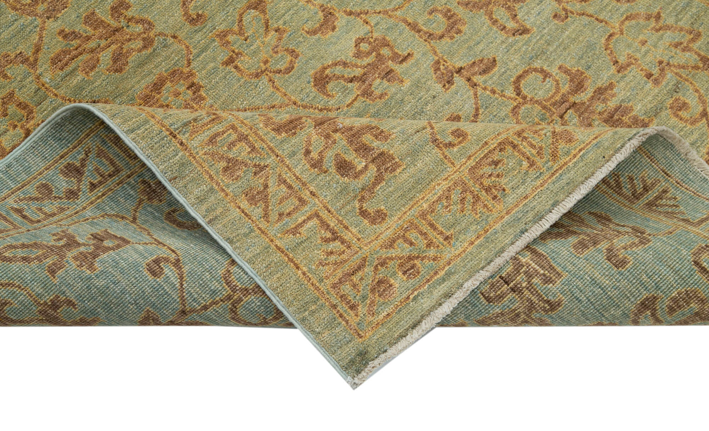 4x6 Green Oushak Rug - 33827