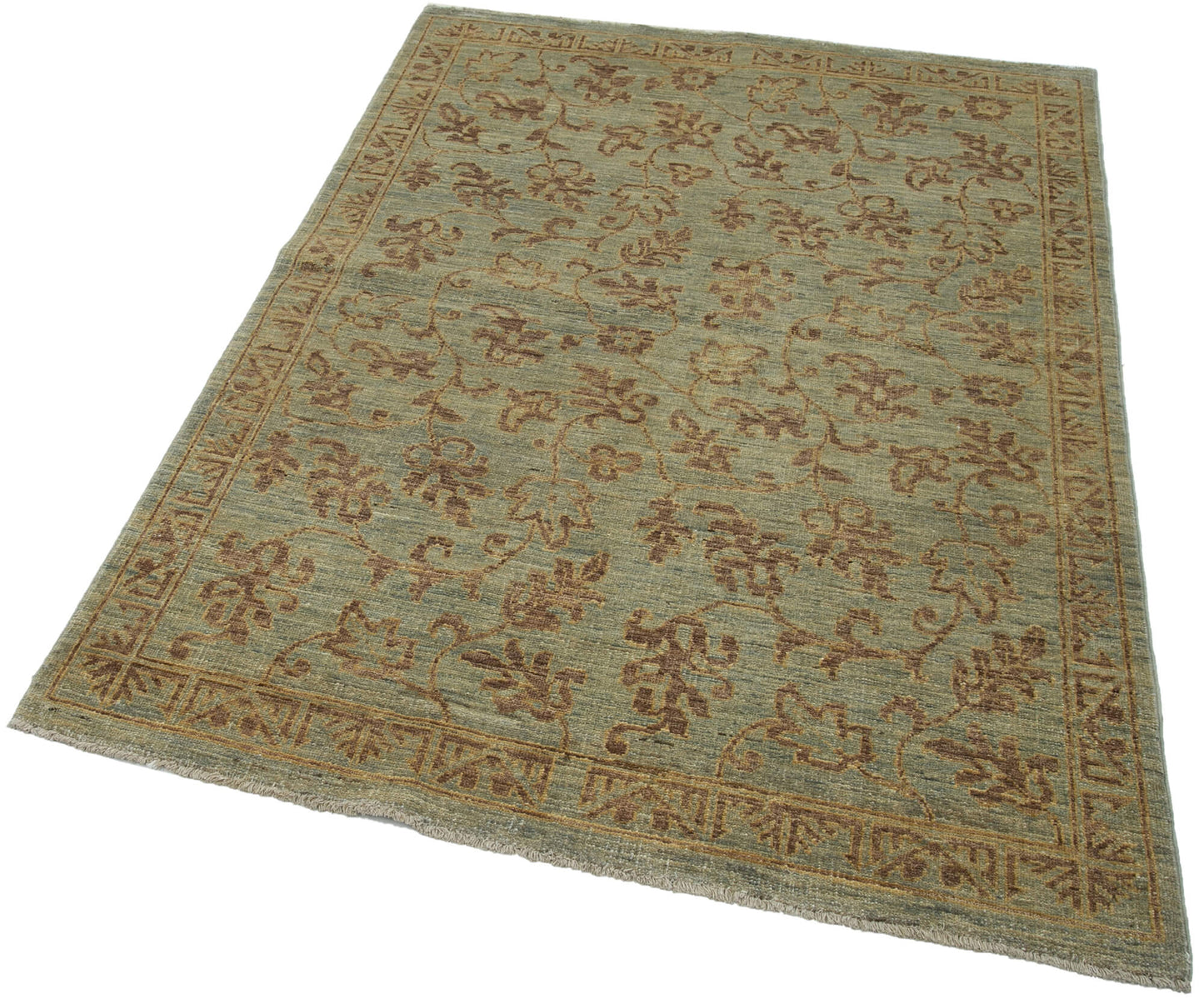 4x6 Green Oushak Rug - 33830