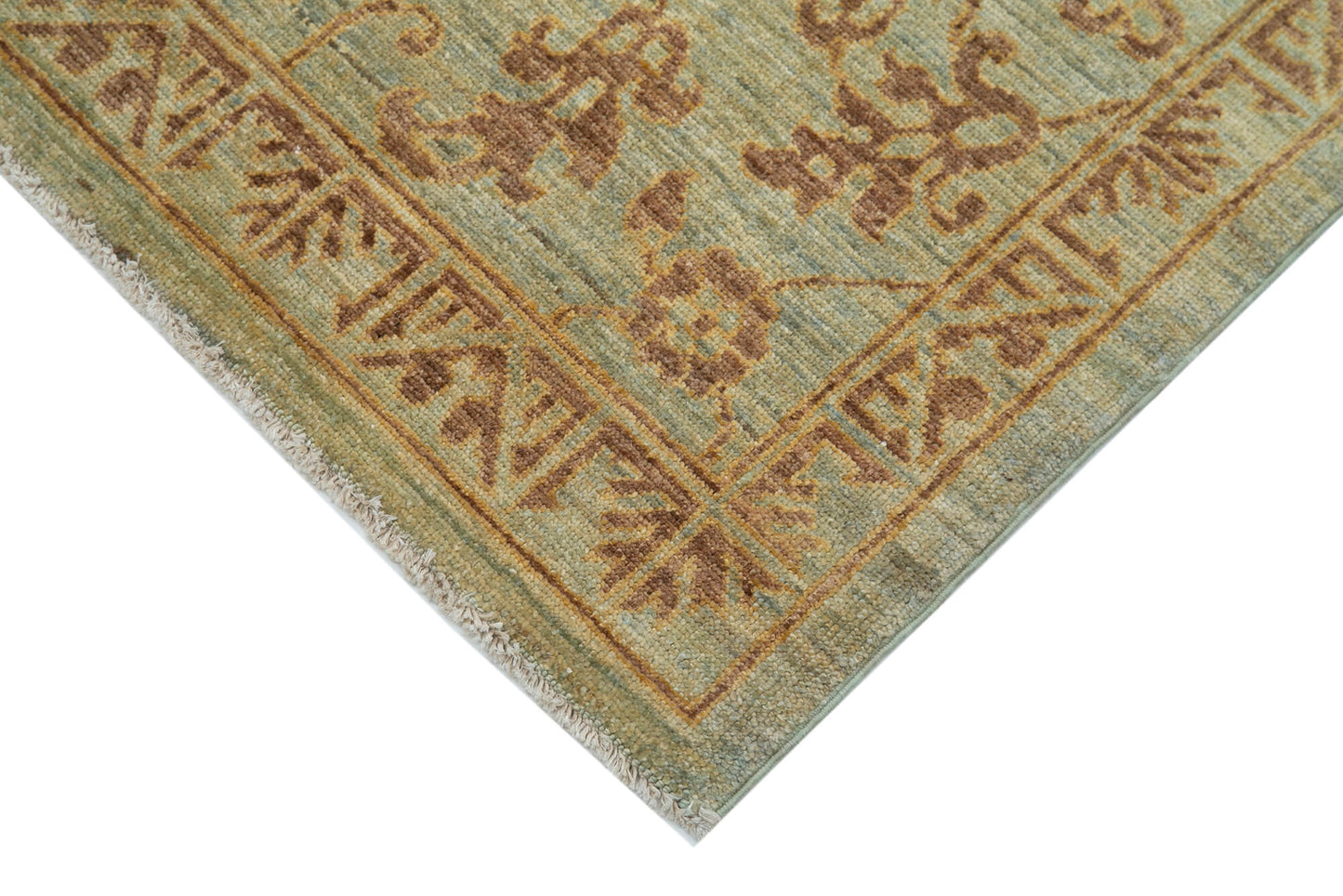 4x6 Green Oushak Rug - 33835