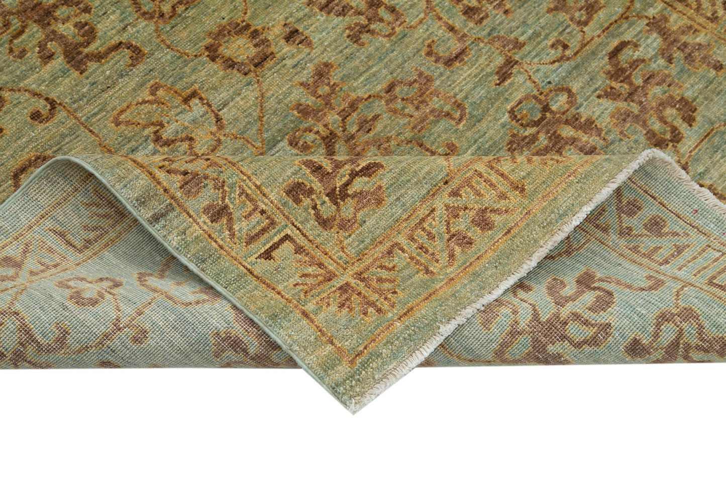 4x6 Green Oushak Rug - 33835