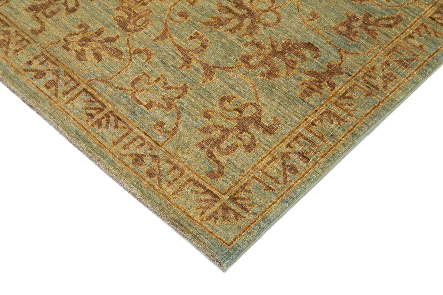 4x6 Green Oushak Rug - 33836