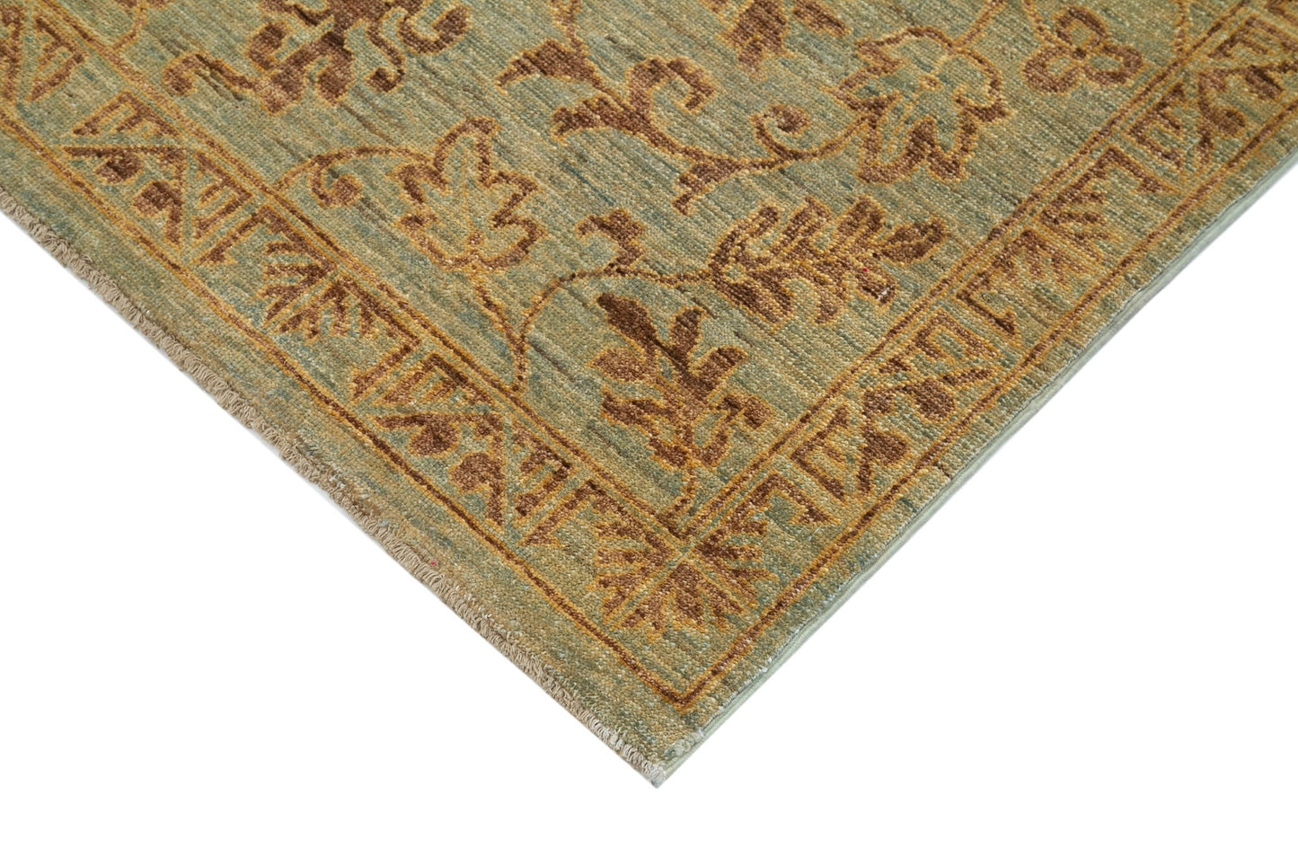 4x6 Green Oushak Rug - 33838