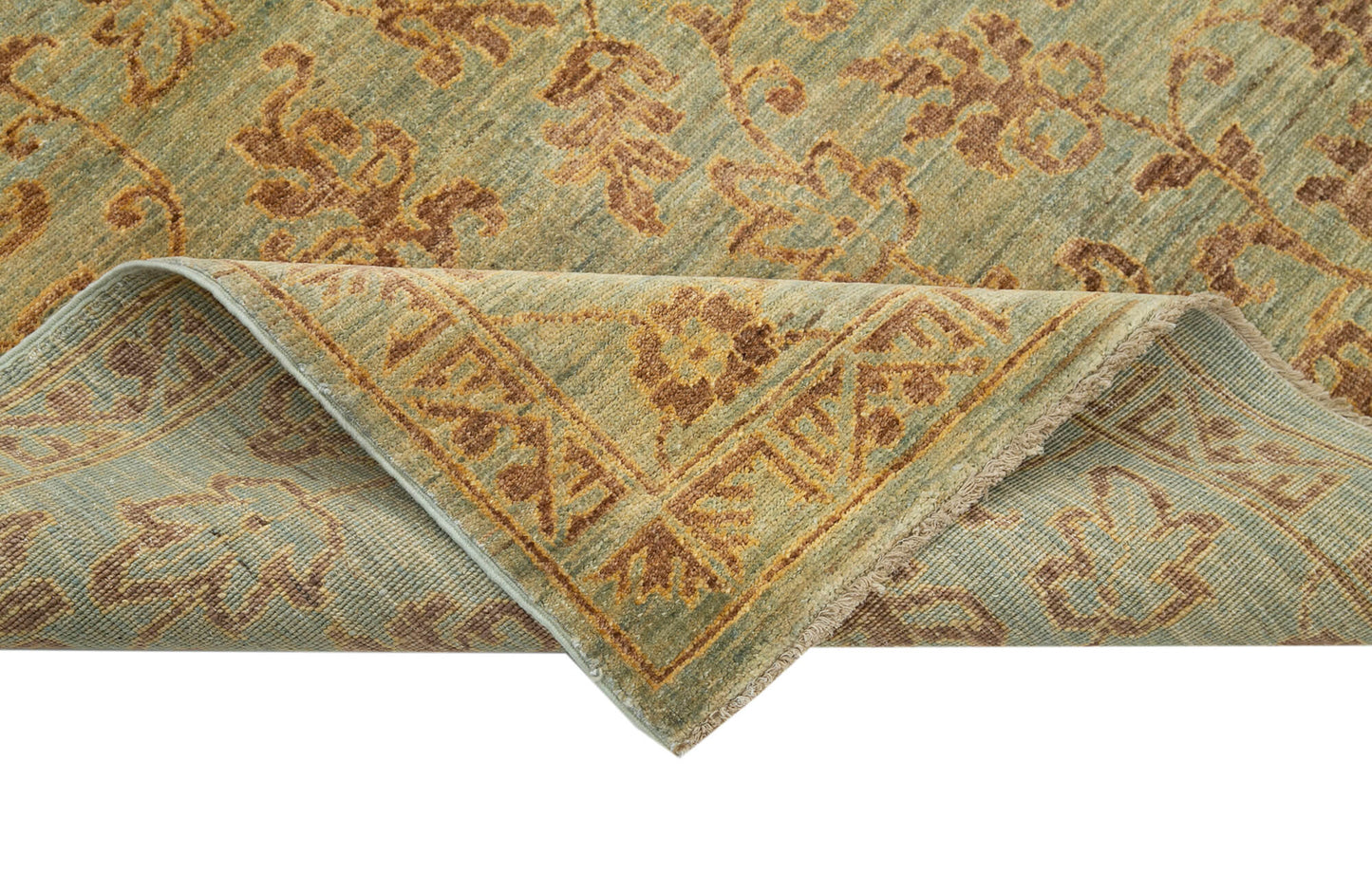 4x6 Green Oushak Rug - 33838