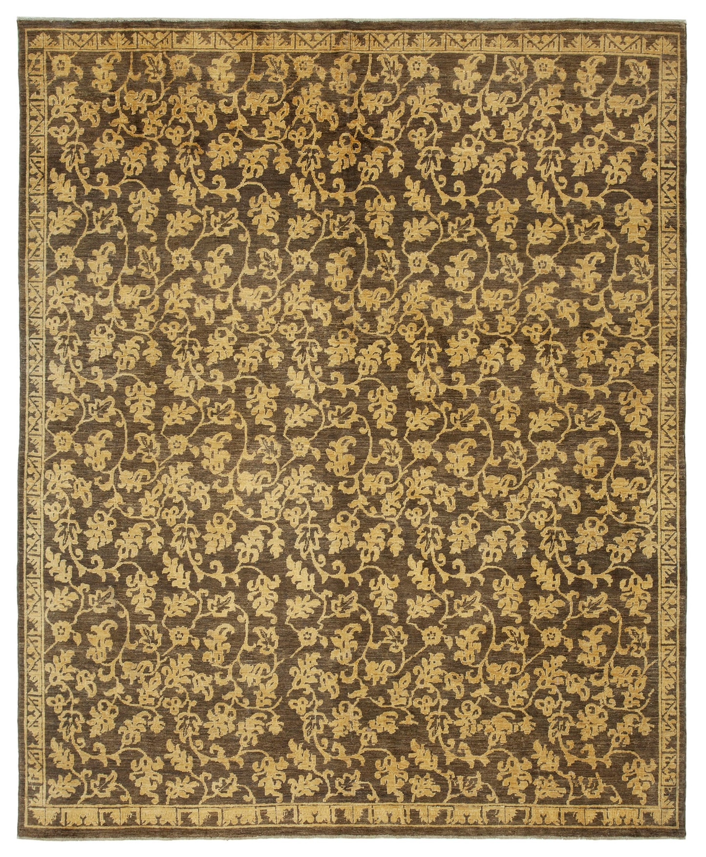 8x9 Brown Oushak Rug - 33839