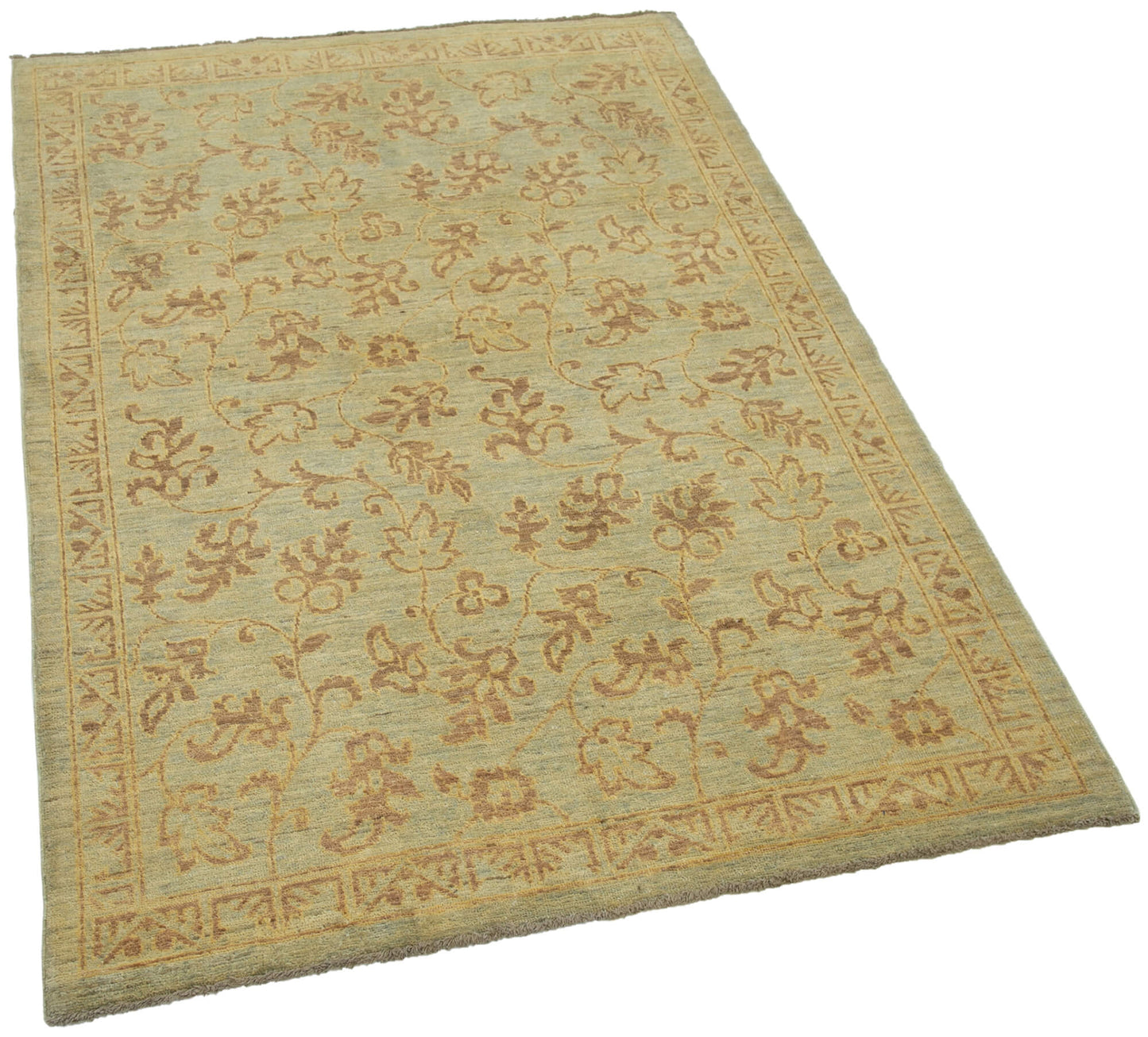 4x6 Green Oushak Rug - 33840