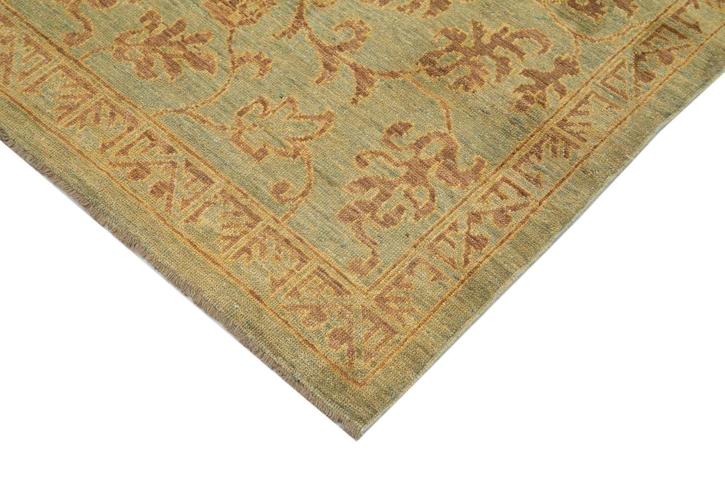 4x6 Green Oushak Rug - 33840