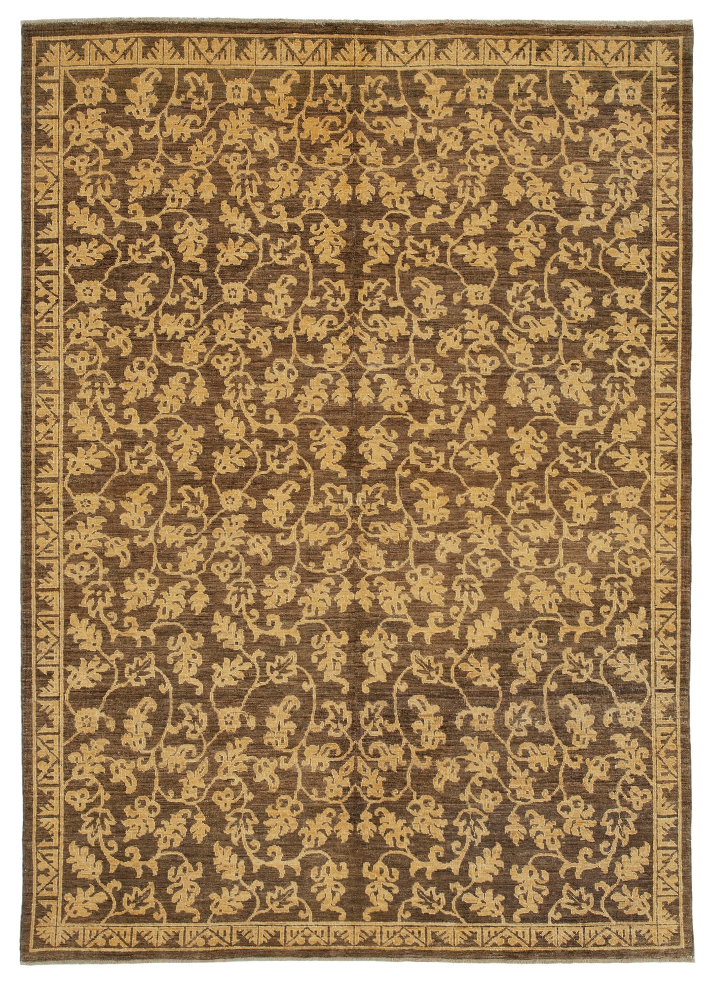 6x8 Brown Oushak Rug - 33841