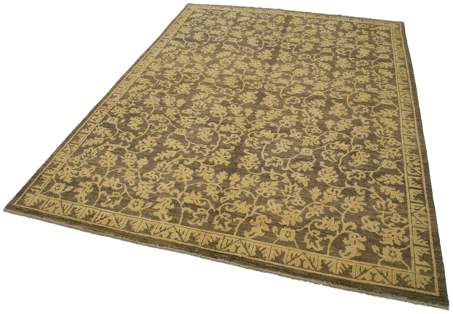 6x8 Brown Oushak Rug - 33841