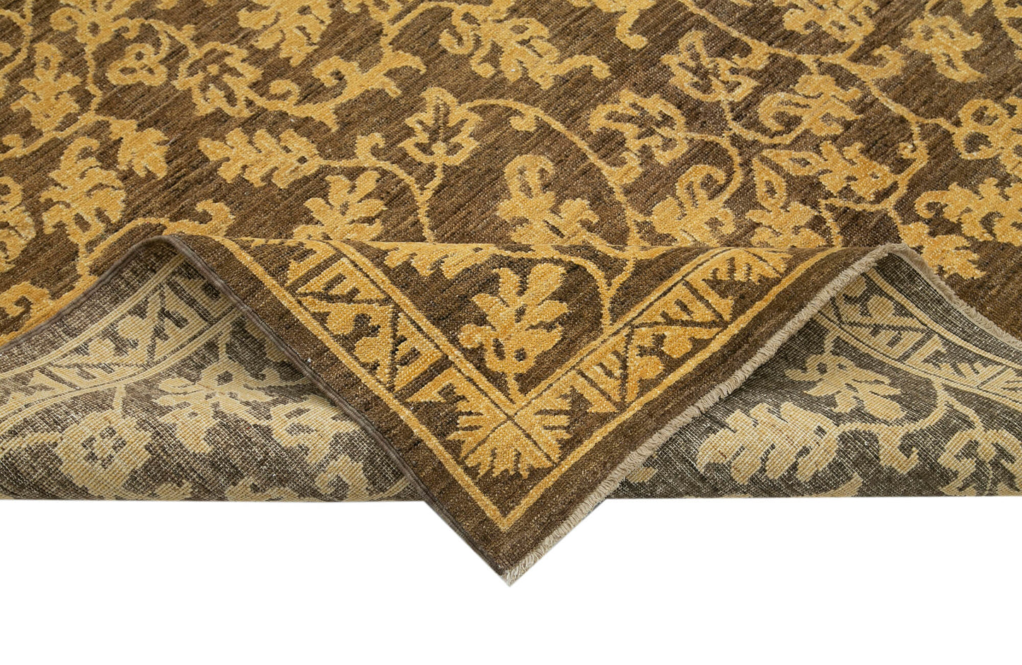 6x8 Brown Oushak Rug - 33841